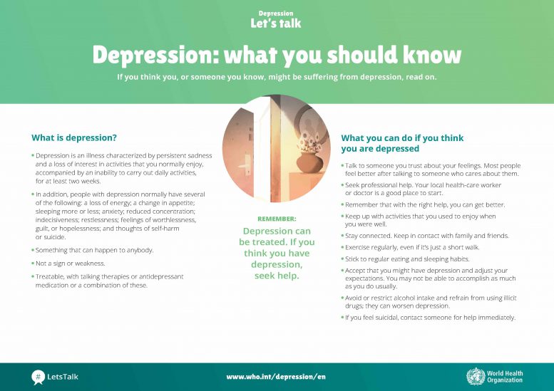 depression brochure