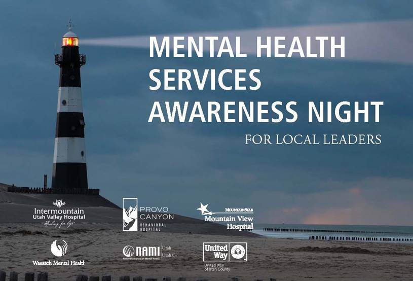 Mental Health Services Awareness Night flyer