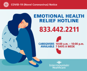 Emotional Health Relief Hotline (833) 442-2211