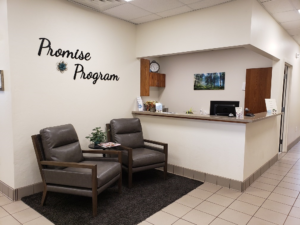 Reception area