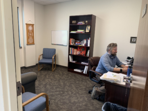Picture of office with clinician