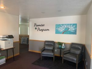 Reception area