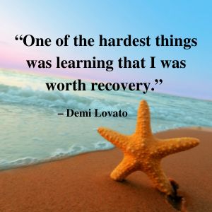 Recovery Quote- Demi Lovato