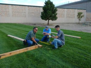 Landscaping workers image
