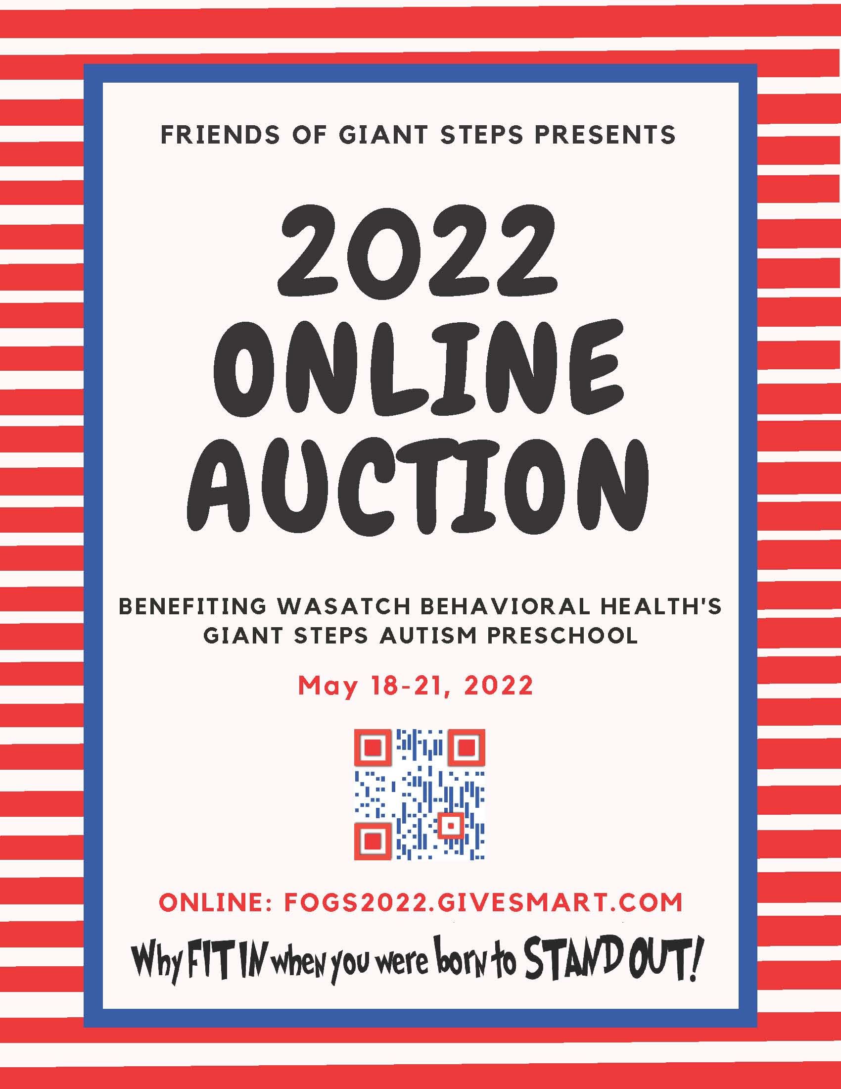 Giant Steps Auction Flyer