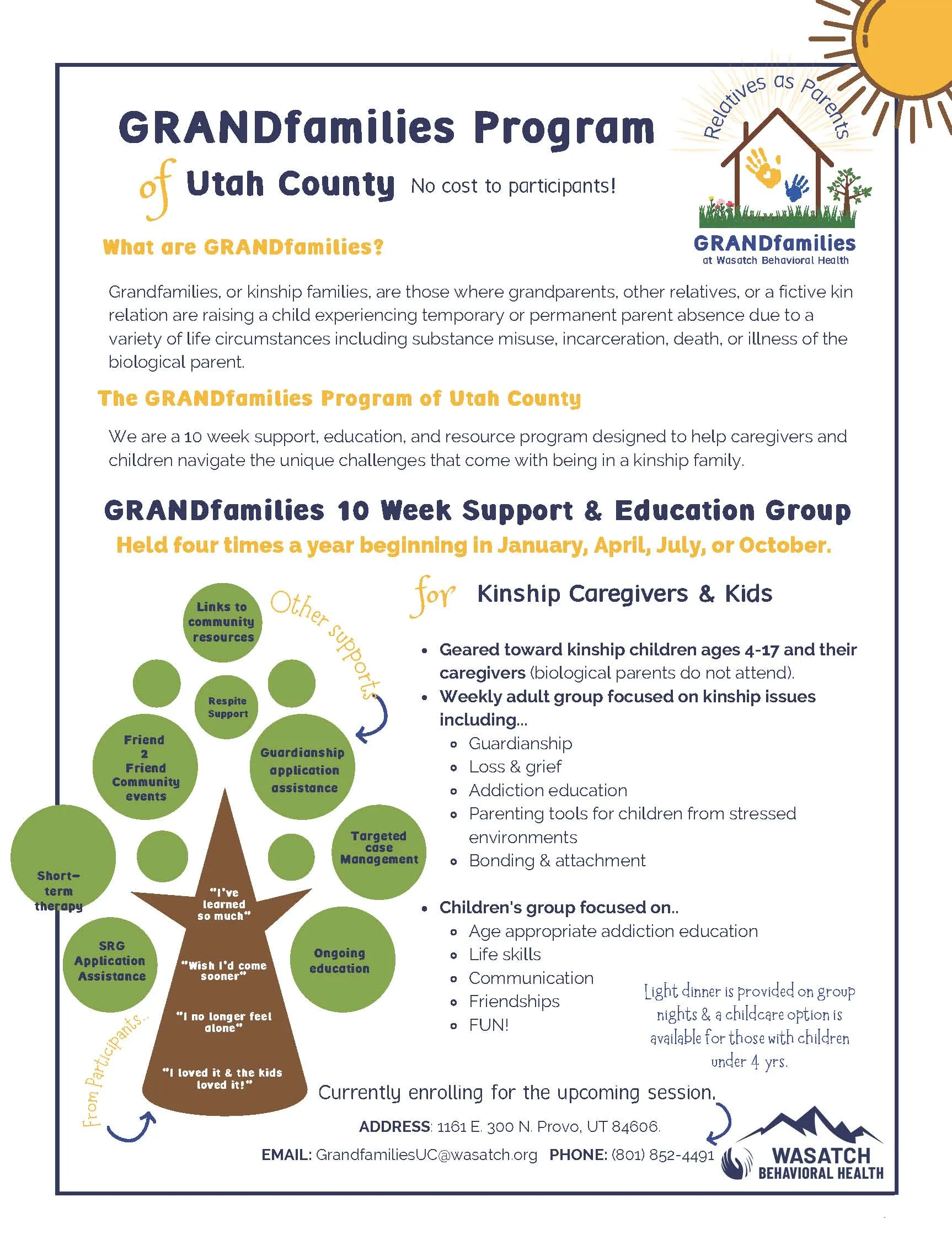 Grandfamilies program flyer