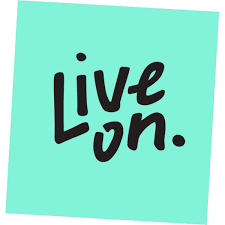 live on logo