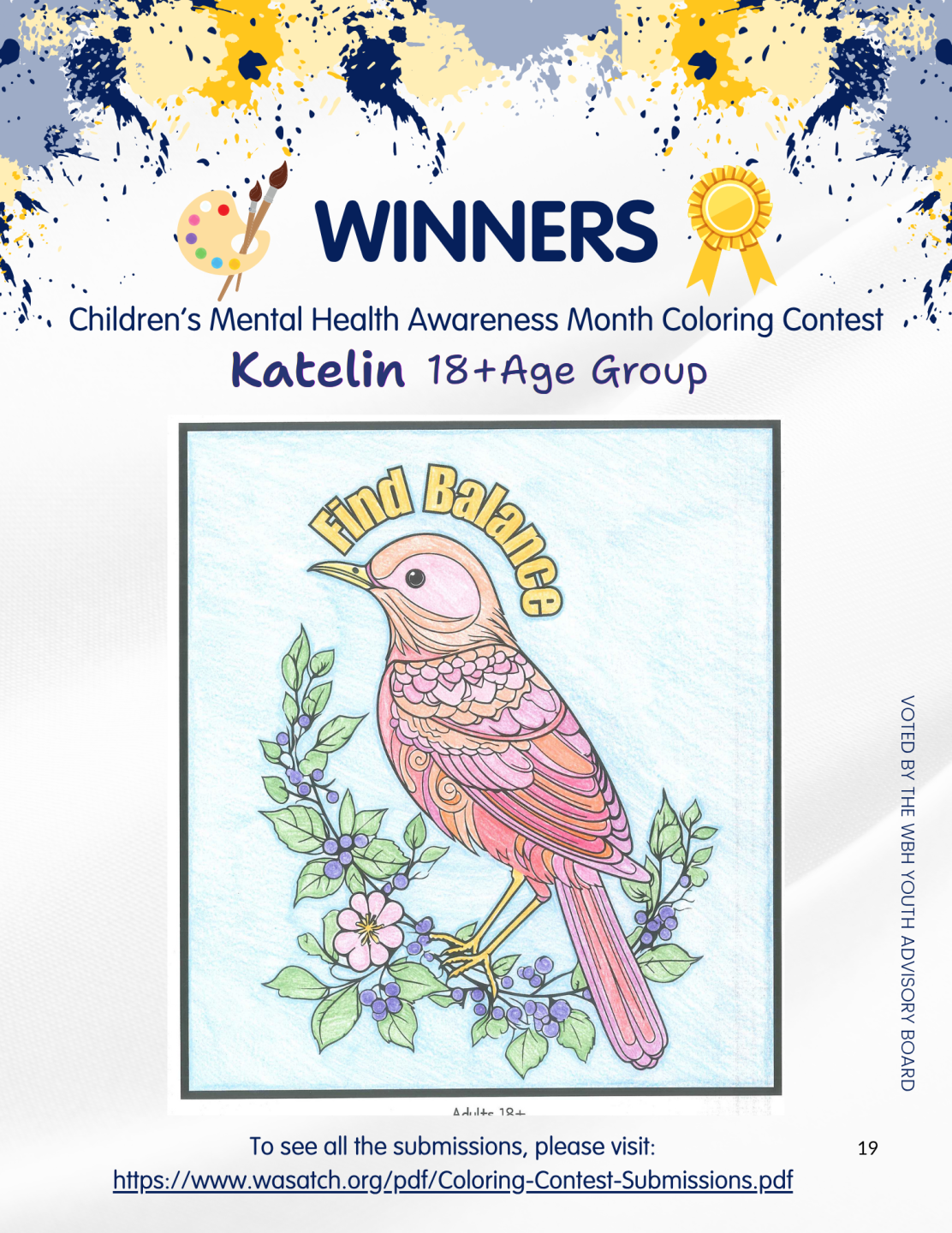 Coloring Contest Winner