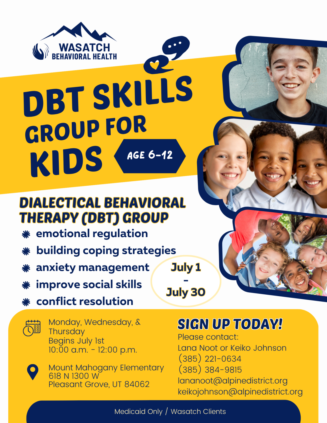 DBT Skills Group for Kids