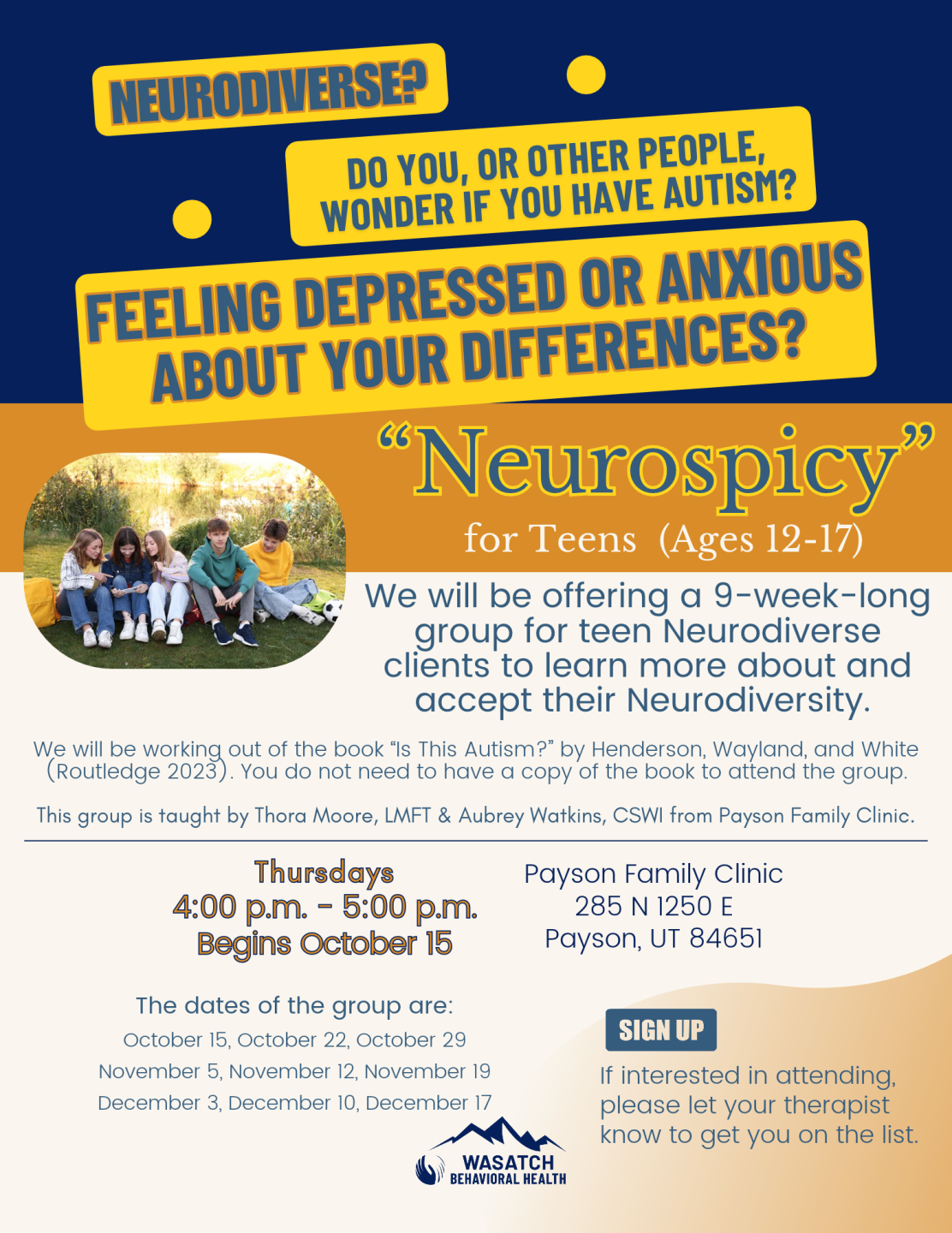 Neurospicy Group at Payson Family Clinic